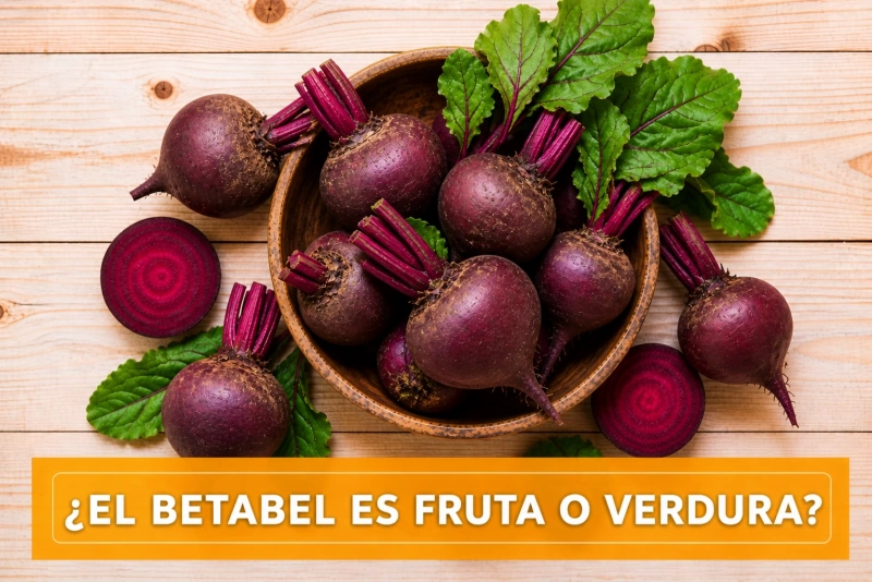 Betabel en un mercado fresco listo para cocinar o ensaladas