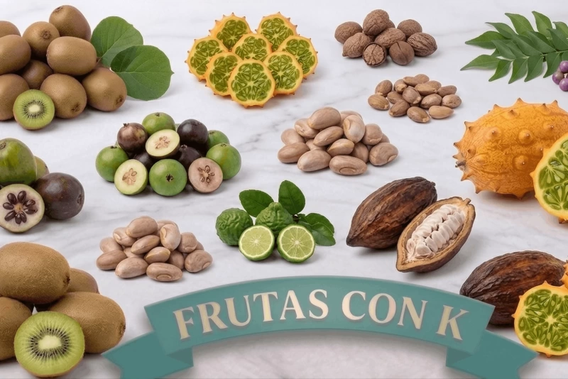 Variedad de frutas que comienzan con la letra K